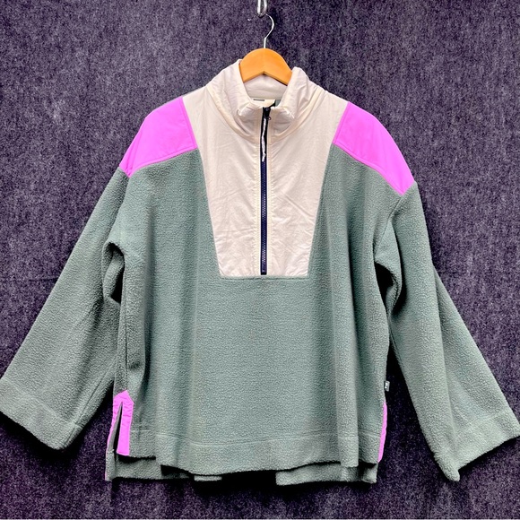 Free Assembly Tops - Free Assembly Women's Half Zip Mixy Popover Size XXL